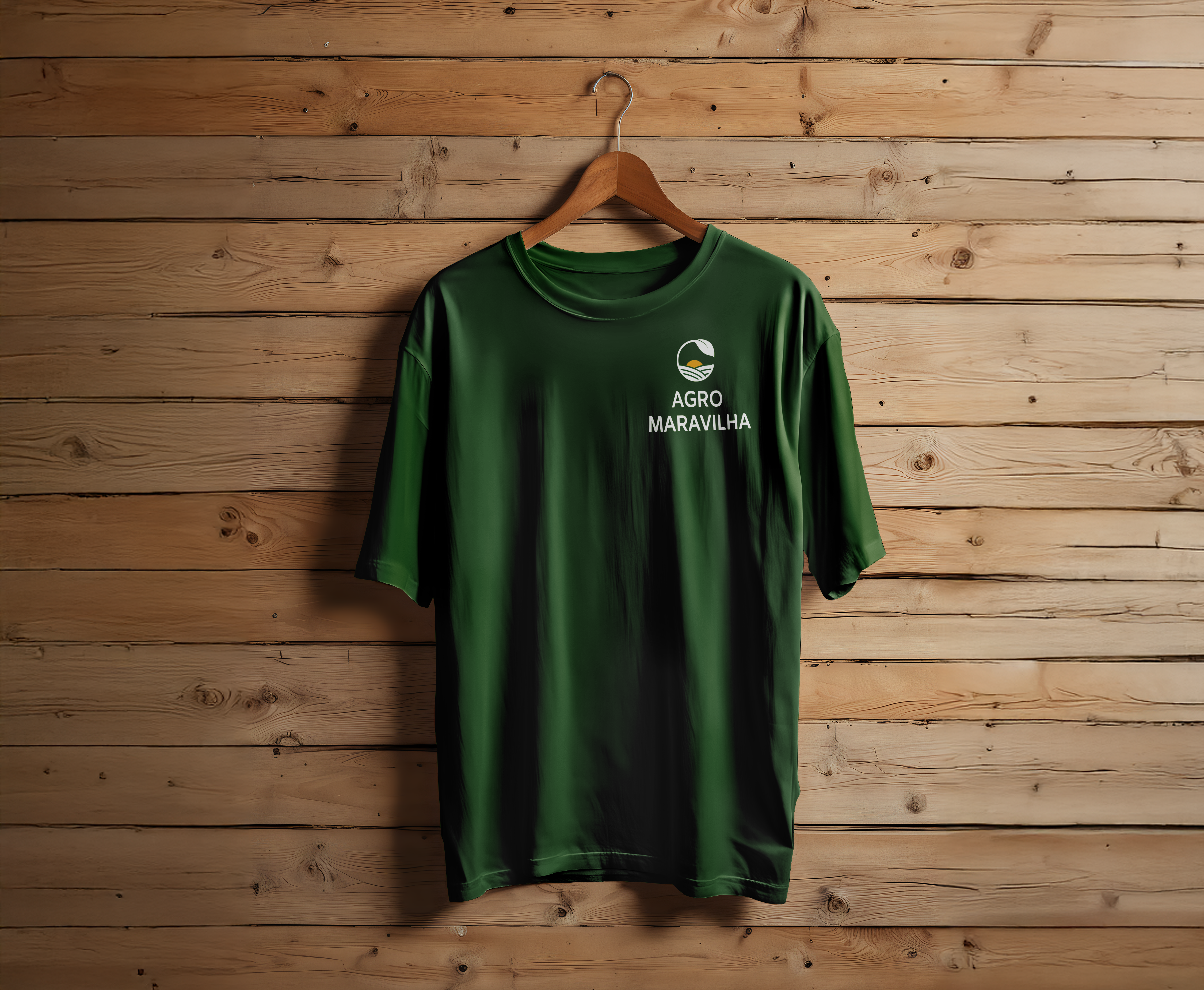 Camiseta pendurada Agro Maravilha