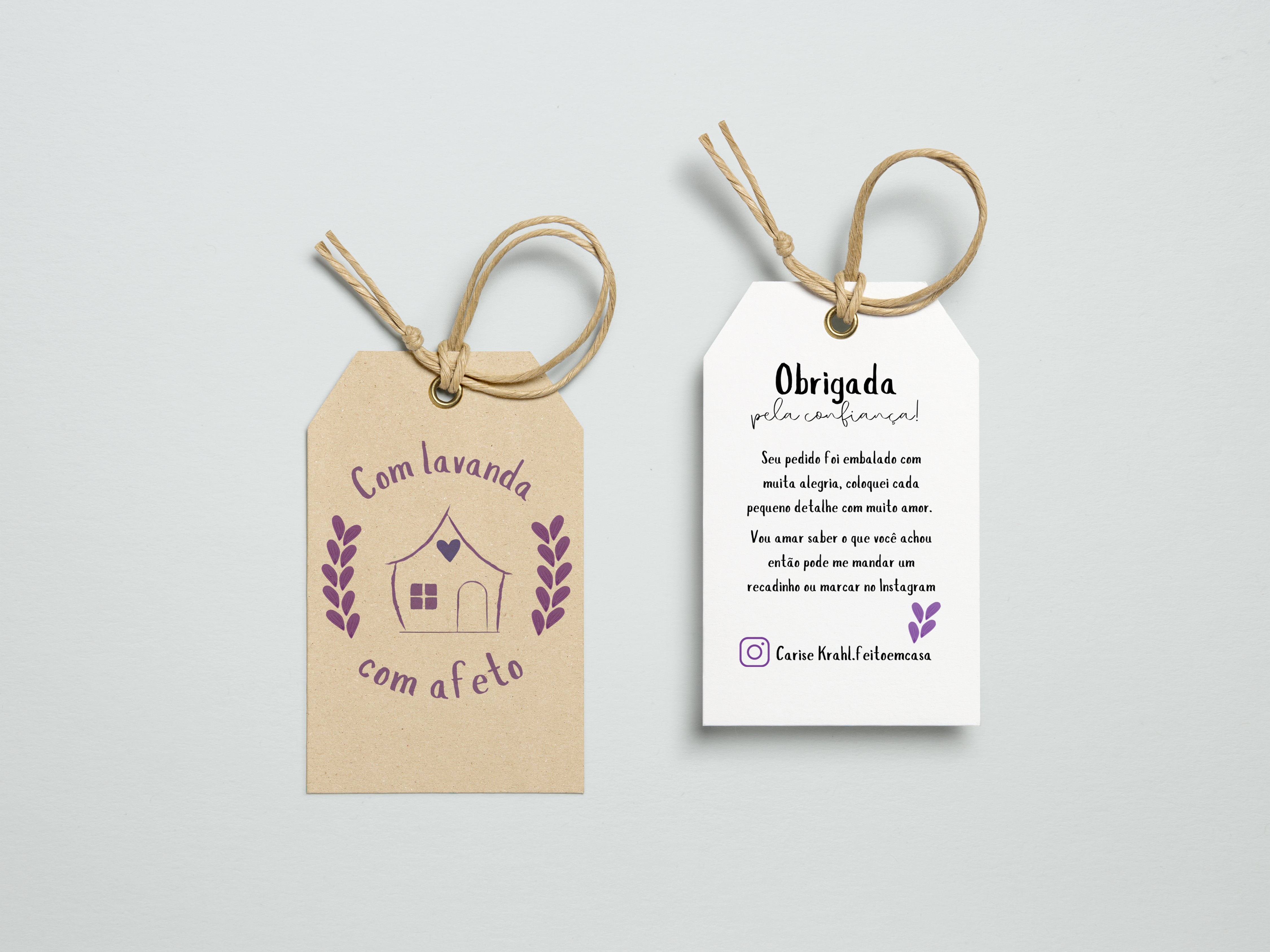 Tags da marca Com Lavanda