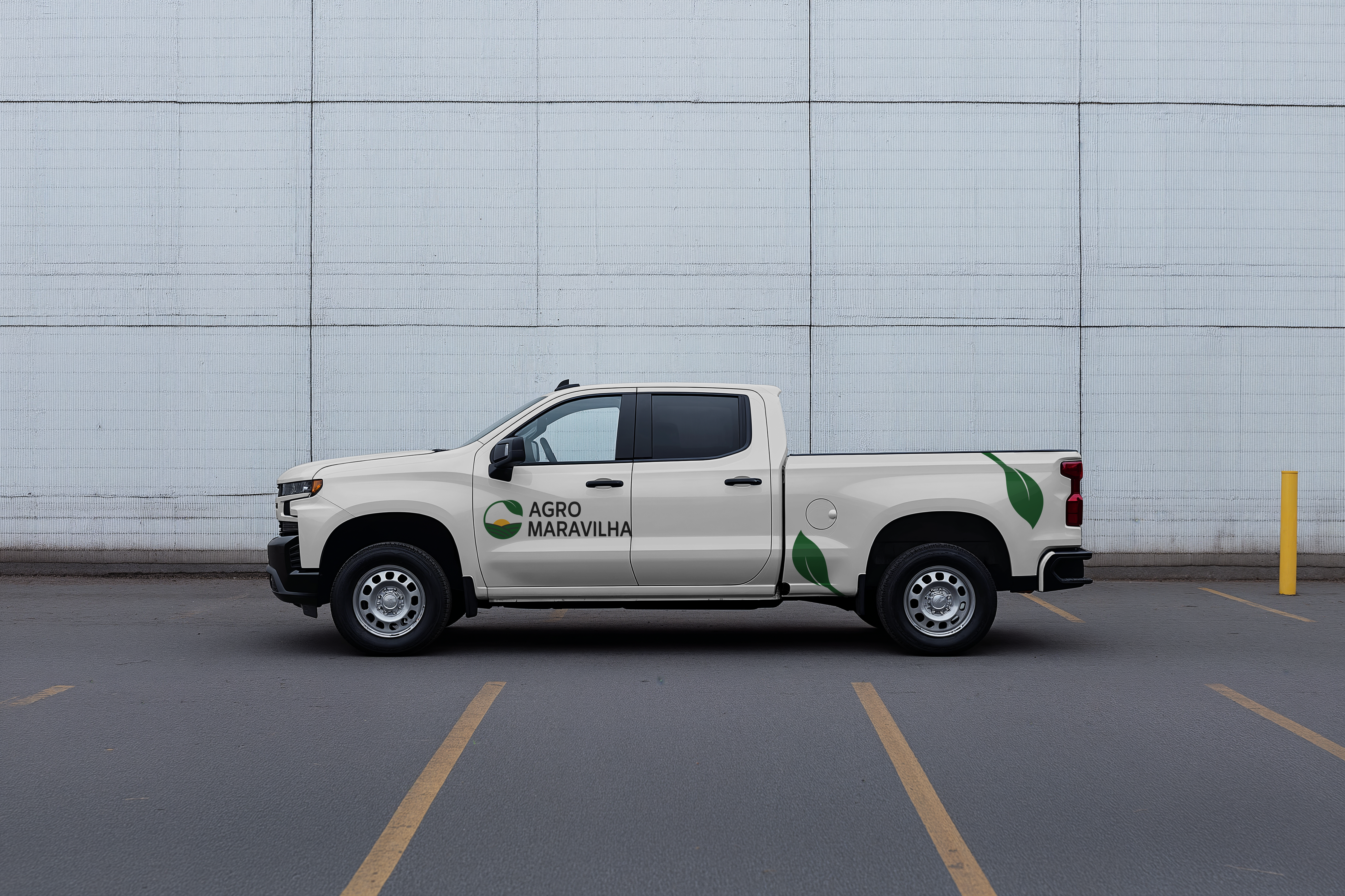 Pick-up com identidade Agro Maravilha